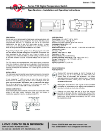 Thumbnail of document Manual - TS2 Digital Temperature Switch